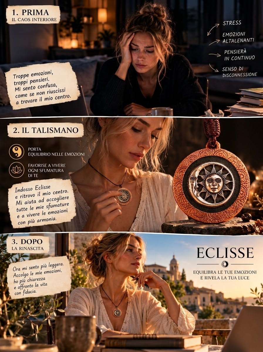 Fumetto narrativo del talismano ECLISSE