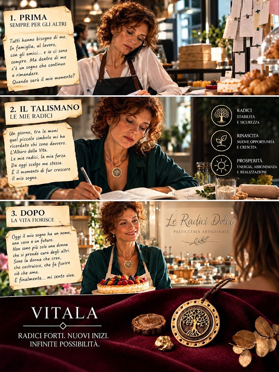 Fumetto narrativo del talismano VITALA