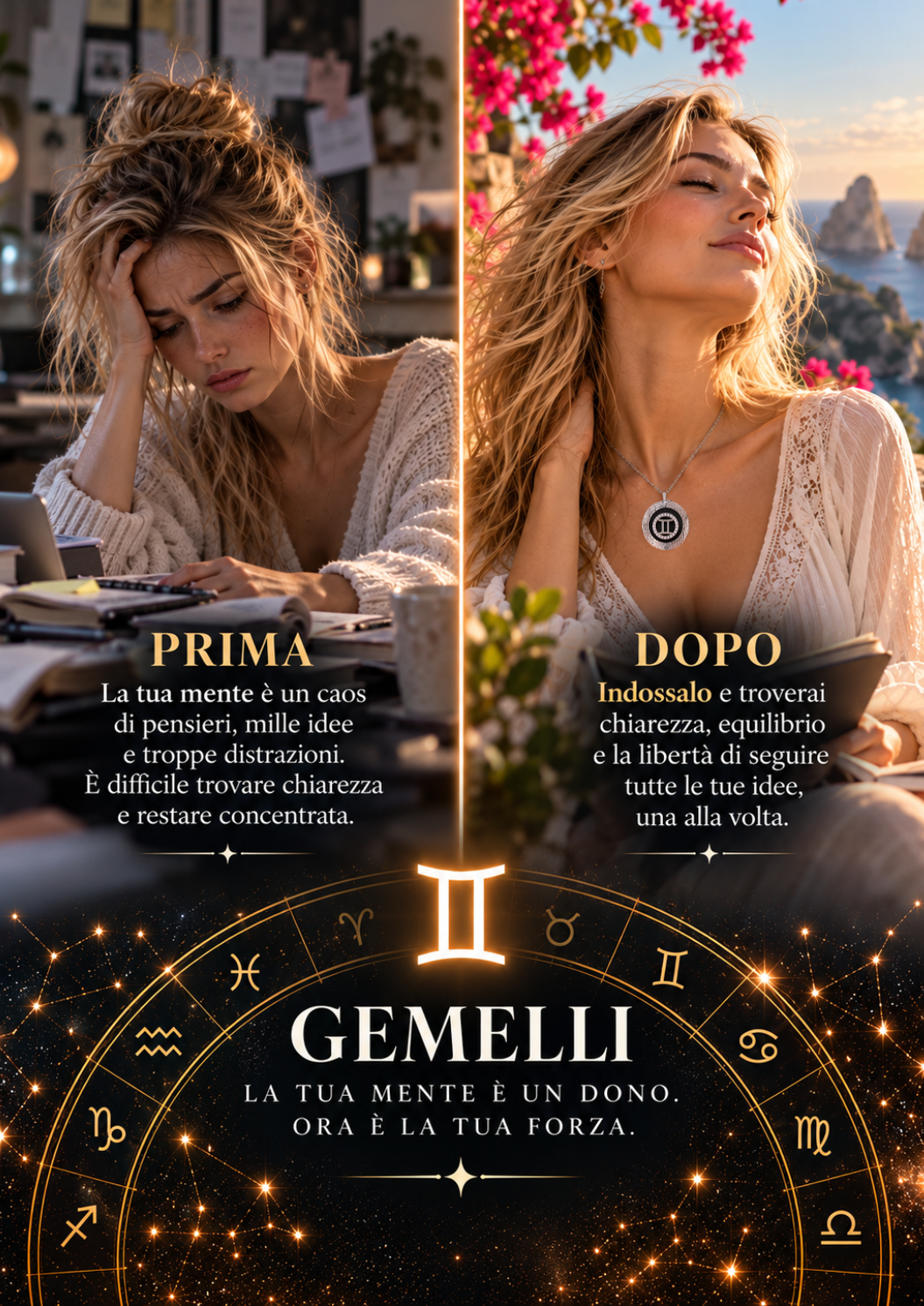 Fumetto narrativo del talismano TALISMANO-GEMELLI